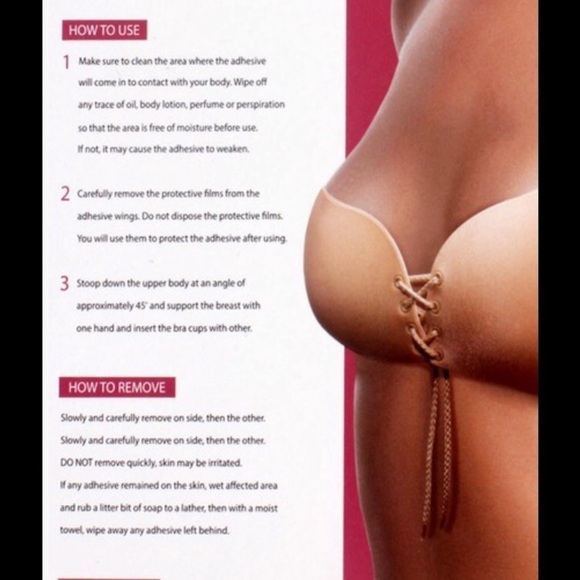 Backless Strapless Silicone Seamless Bra Black 719 - Picture 5 of 8